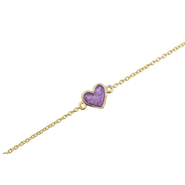 Ketting armband as dames met hart