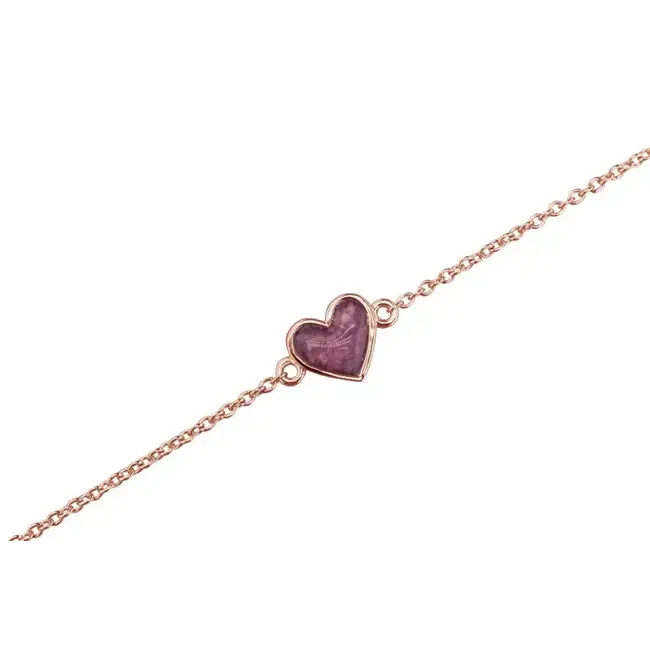 Ketting armband as dames met hart