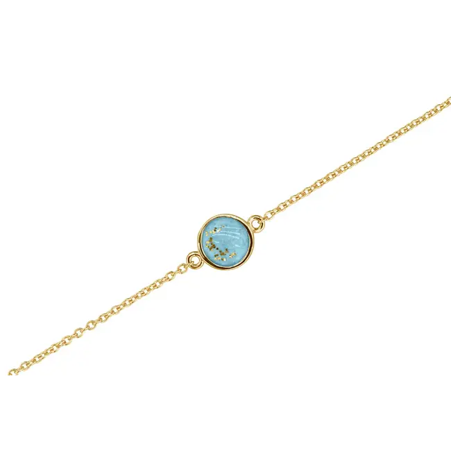 Armband dames met rond asgedeelte