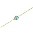 Armband dames met rond asgedeelte