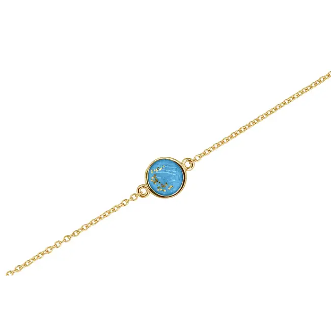 Armband dames met rond asgedeelte