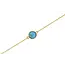 Armband dames met rond asgedeelte