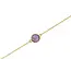 Armband dames met rond asgedeelte