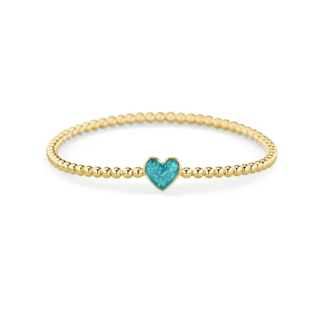 Dames bellen armband as hart