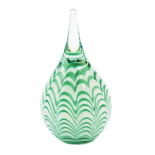 Kristalglazen Ripple urn - diverse kleuren