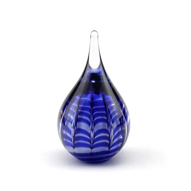 Kristalglazen Ripple urn - diverse kleuren