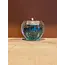Theelicht krakele kristalglas urn
