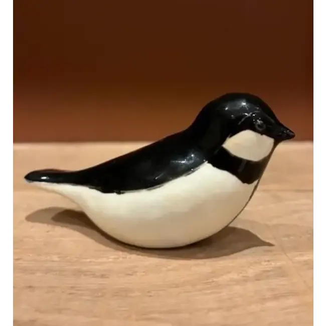 Keramische vogel mini urn - Jan