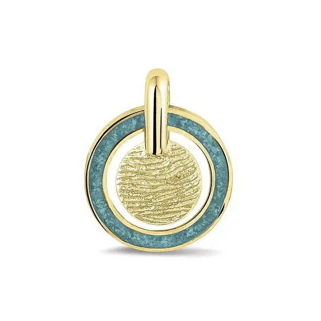 Ashanger met vingerafdruk rond