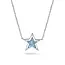 Ster edelsteen ketting - ashanger