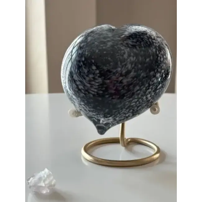 Kristalglas hart urn – diverse kleuren