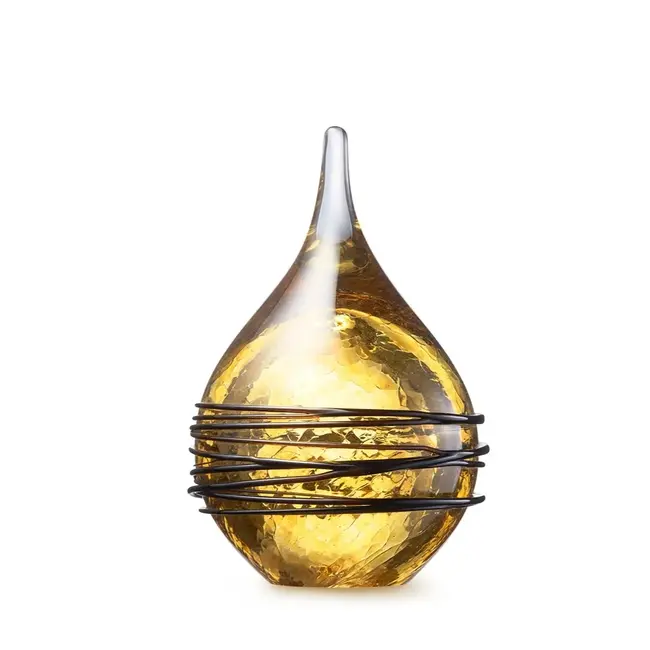 Druppelvormige mini urn Swirl - diverse kleuren