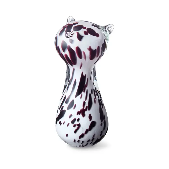 Kirstalglas katten urn – diverse kleuren