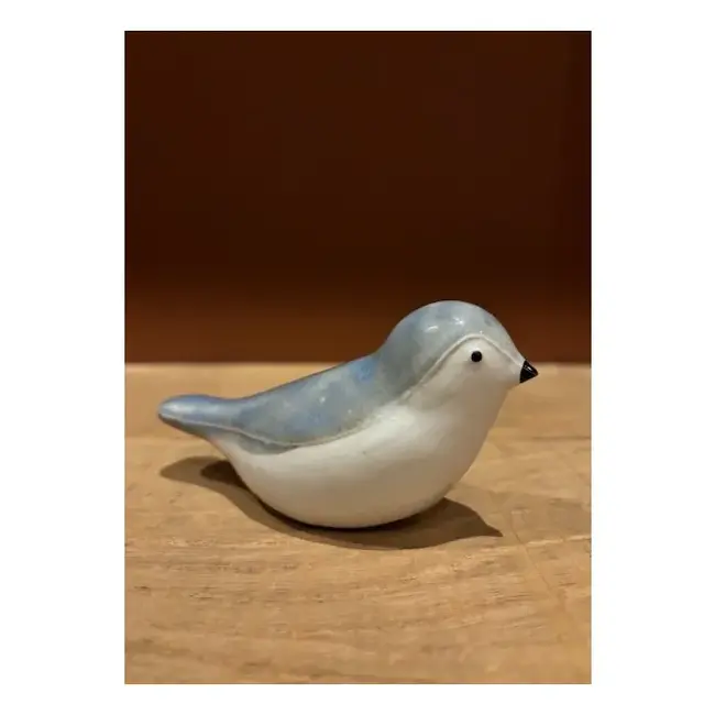 Keramische vogel mini urn - Iris