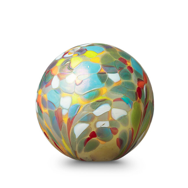 Kristalglazen urn Elan-line - bloemenveld (diverse maten)