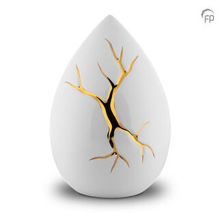 Keramische urn Kintsugi