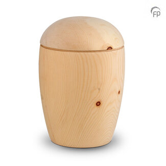 Houten urn