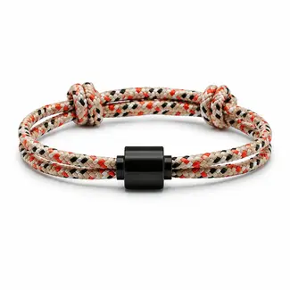 Tadblu Ever Wise herenarmband met ashouder black edition