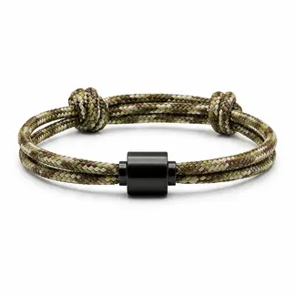 Tadblu Ever Free herenarmband met ashouder Black Edition