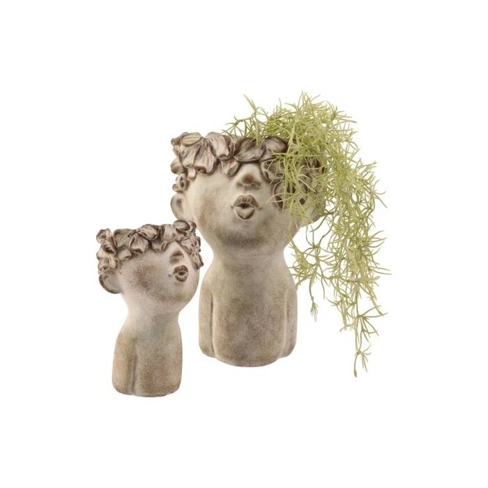 Concrete face grau 18x18x26cm