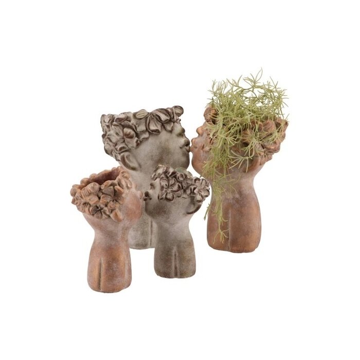 Concrete face grau 18x18x26cm