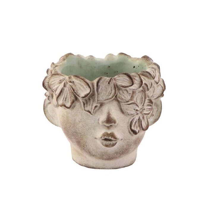 Concrete face grau 16x14x11cm