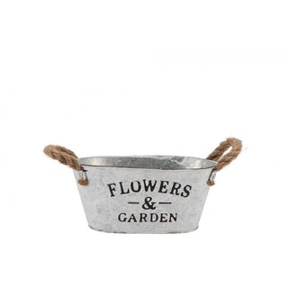 Zinkblumentopf 21x13x10cm