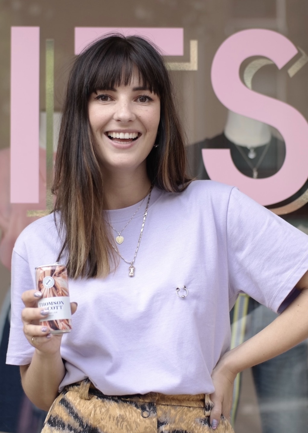 T.I.T.S. PIERCING T-SHIRT LILA