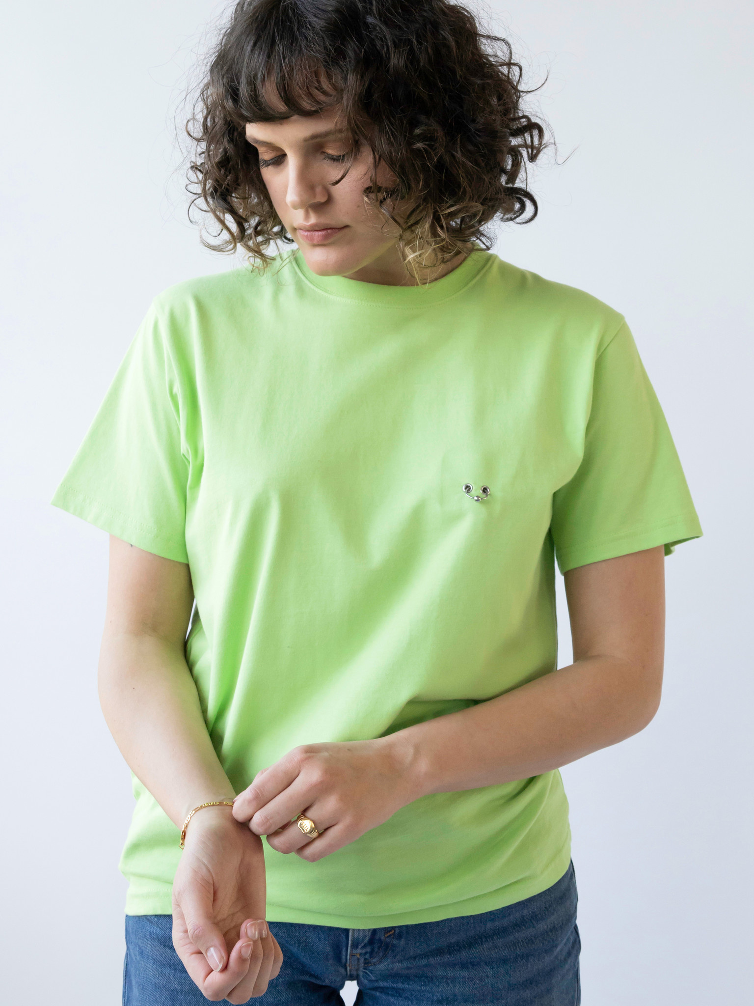 T.I.T.S. PIERCING T-SHIRT LIME