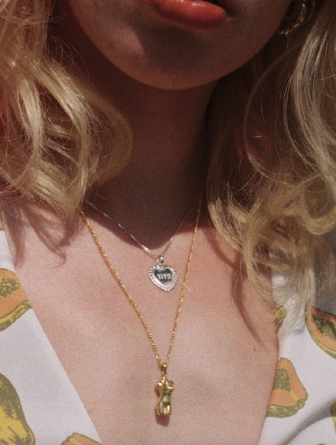 T.I.T.S. HART HANGER VOOR KETTING ZILVER