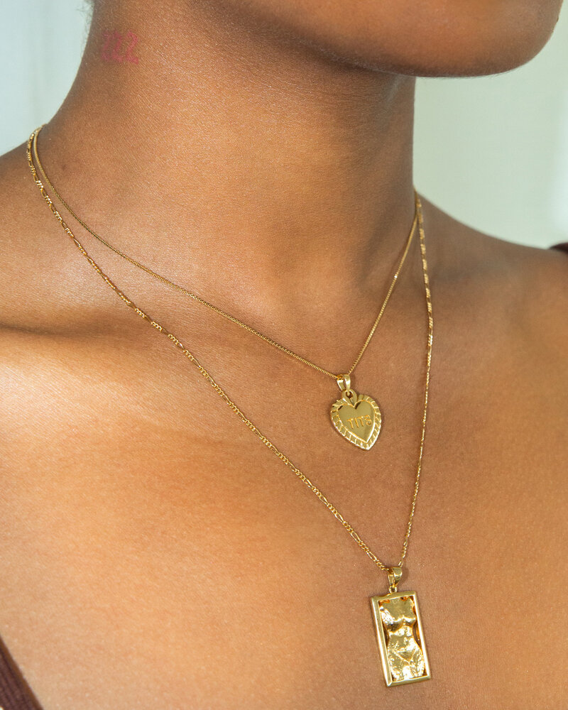 T.I.T.S. VINTAGE NECKLACE GOLD