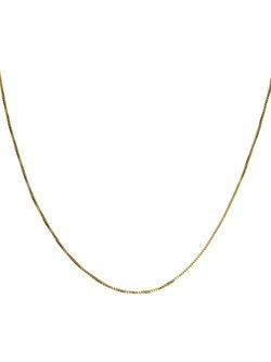 T.I.T.S. BOX CHAIN NECKLACE GOLD