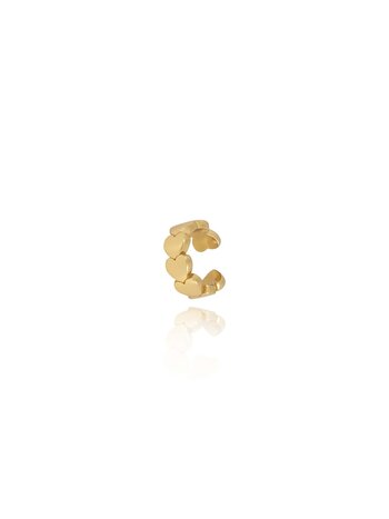 T.I.T.S. HEART EAR CUFF GOLD