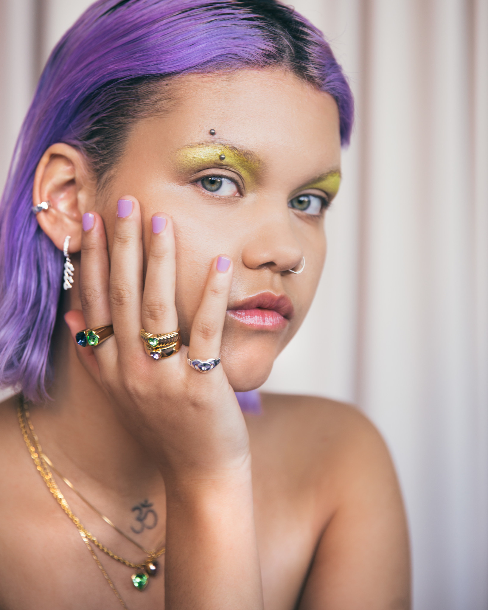 T.I.T.S. TITTY TWIST PINK RING SILVER