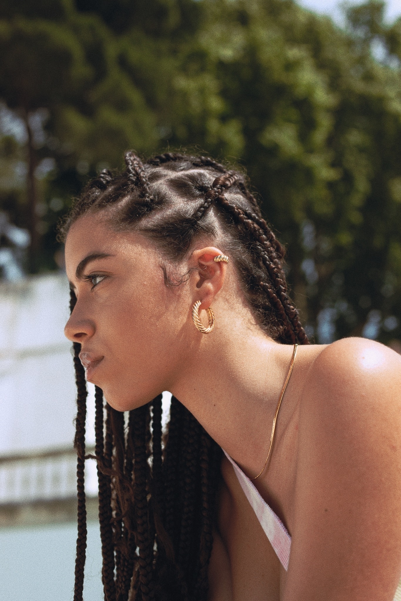 T.I.T.S. CROISSANT EAR CUFF GOUD