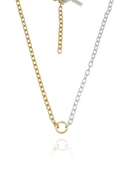 T.I.T.S. GOUD & ZILVER CLASP KETTING