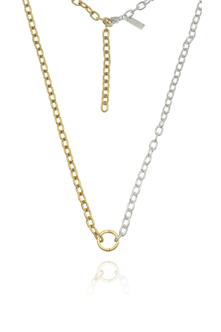 T.I.T.S. GOUD & ZILVER CLASP KETTING
