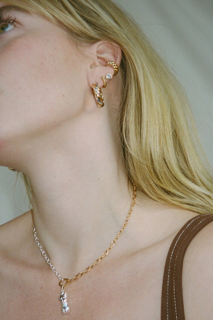 T.I.T.S. GOUD & ZILVER CLASP KETTING