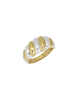 T.I.T.S. GOUD & ZILVER TWIST RING