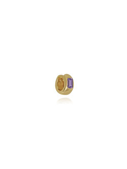 T.I.T.S. AMETHYST HUGGY GOLD