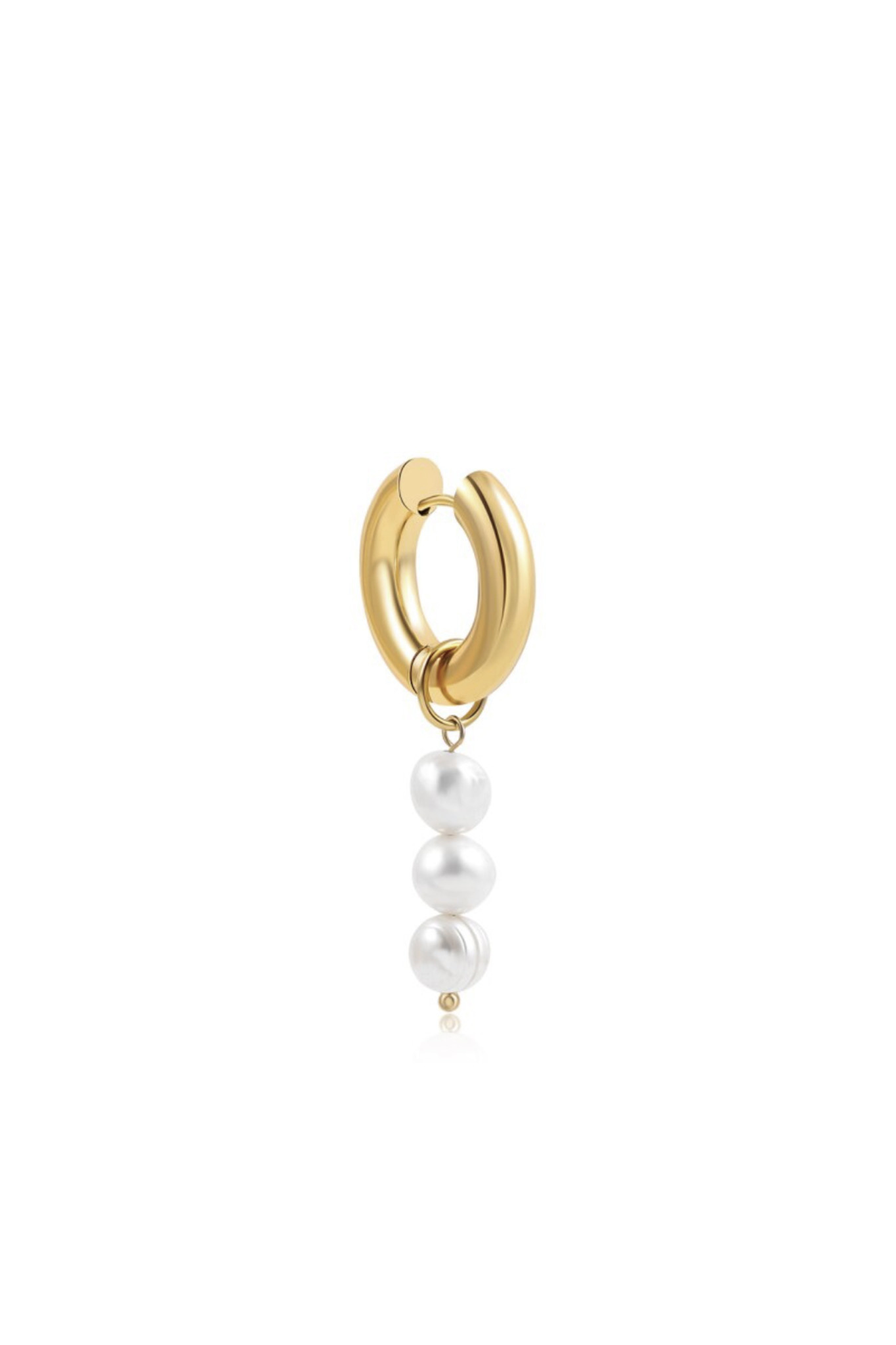 T.I.T.S. TRIPLE PEARL EARRING