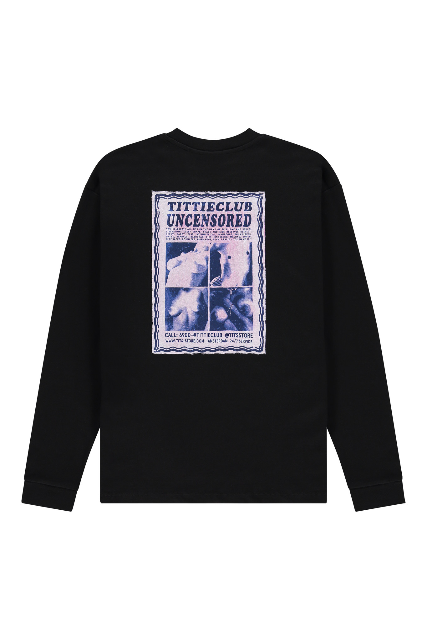 T.I.T.S. TITTIECLUB UNCENSORED LONGSLEEVE