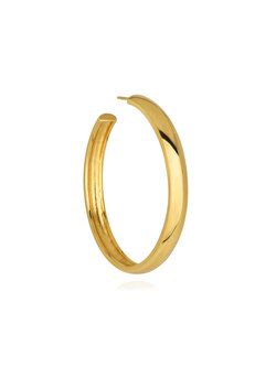 T.I.T.S. PLAIN HOOP EARRING LARGE GOLD