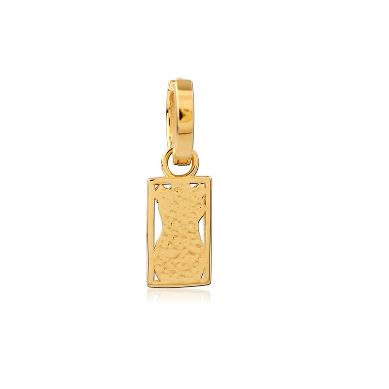 T.I.T.S. FRAMED BODY EARRING GOLD