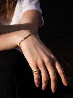 T.I.T.S. GRIT RING SELF LOVE GOUD