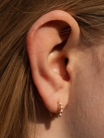 T.I.T.S. GRIT EARRING SELF-LOVE GOLD