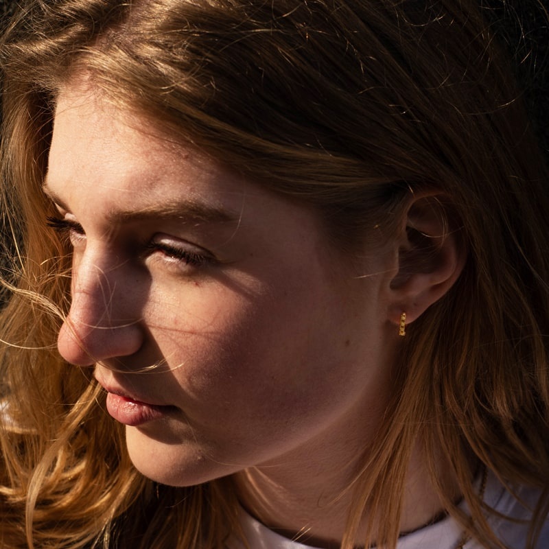 T.I.T.S. GRIT EARRING SELF-LOVE GOLD