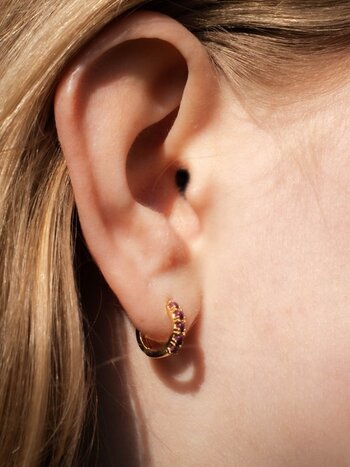 T.I.T.S. GRIT EARRING POWER GOLD