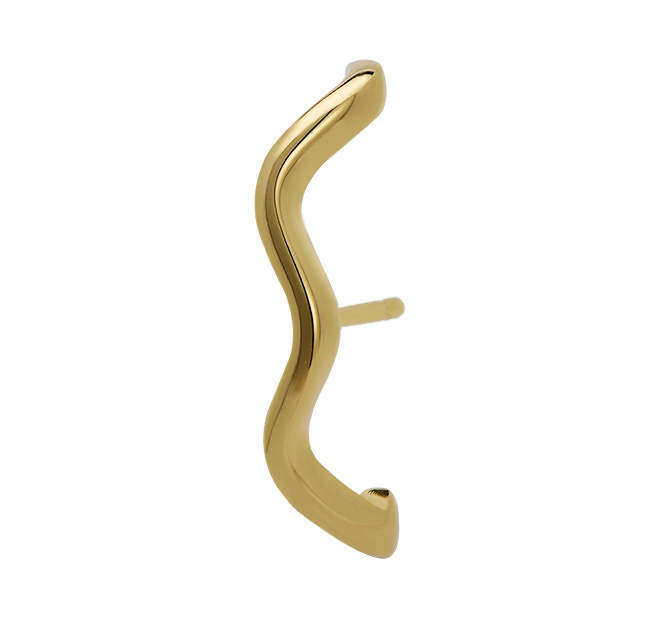 Embrace Wave Earring Gold