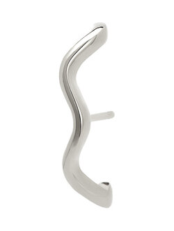 Embrace Wave Earring Silver